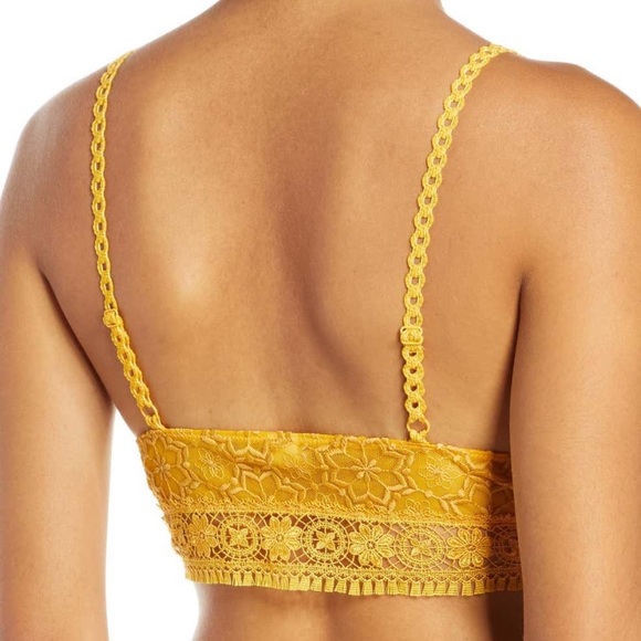 Free People Ella Soft Lace longline bralette S - Picture 8 of 8